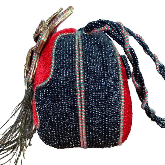 Mary Frances Beaded Poinsettia Purse - Picture 4 of 13
